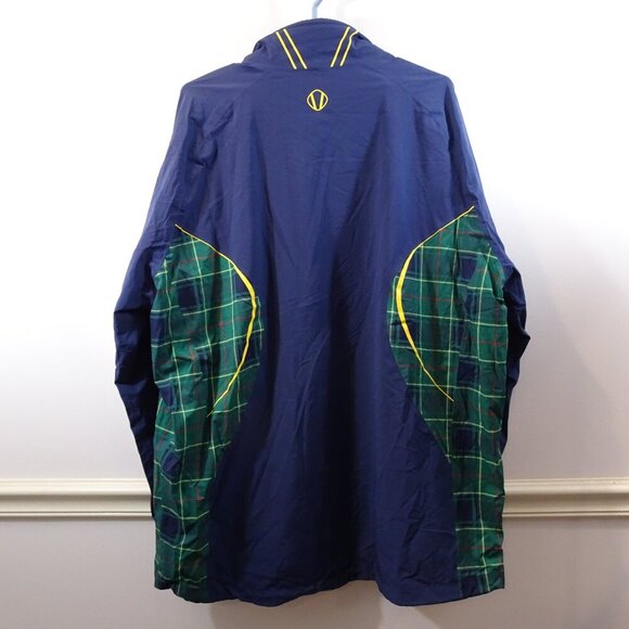 Sunice St Andrews Links Golf Jacket XXL Blue Full Zip Windbreaker Blue Green - Picture 5 of 6